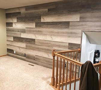 Accent Wall LVP by Erskine Interiors