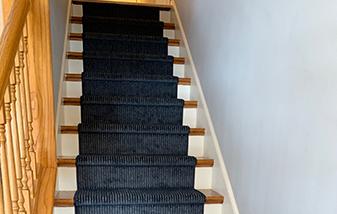 Wood Treads with new stair runner