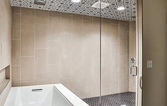 Show stopping shower. The wow statement of the house.