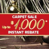 Up to $1000 instant rebate! Free furniture moving, removal of exising carpet, professional installation and financing - all free!