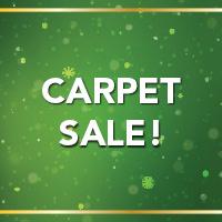 Home for the Holidays! Carpet on sale now! Free design consults!