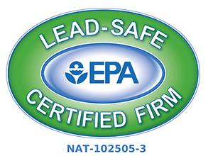 Lead-Safe EPA Certified Firm NAT-102505-3