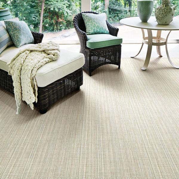 Stanton area rug, style Cable Beach, color Moss